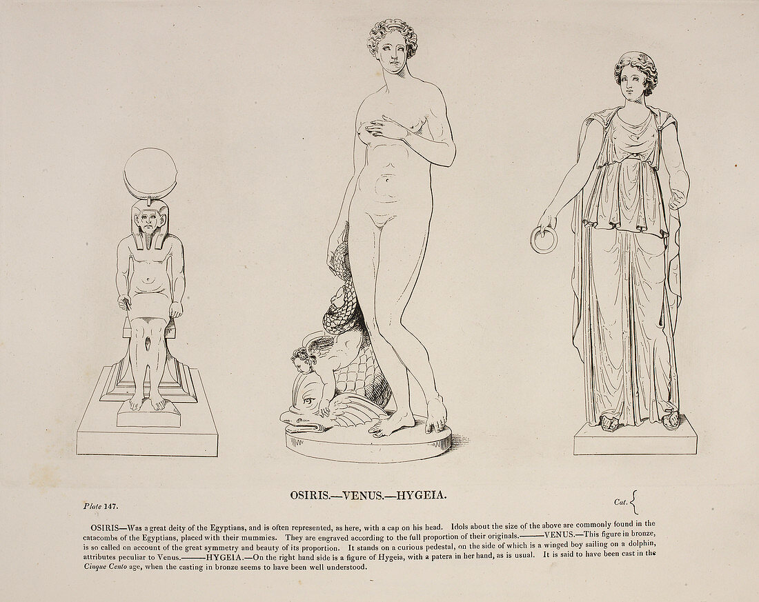 Illustration of human figure statues