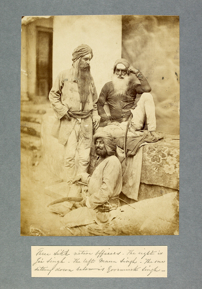 Sikh native officers