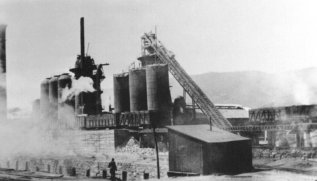 Blast furnace,Virginia,1900s