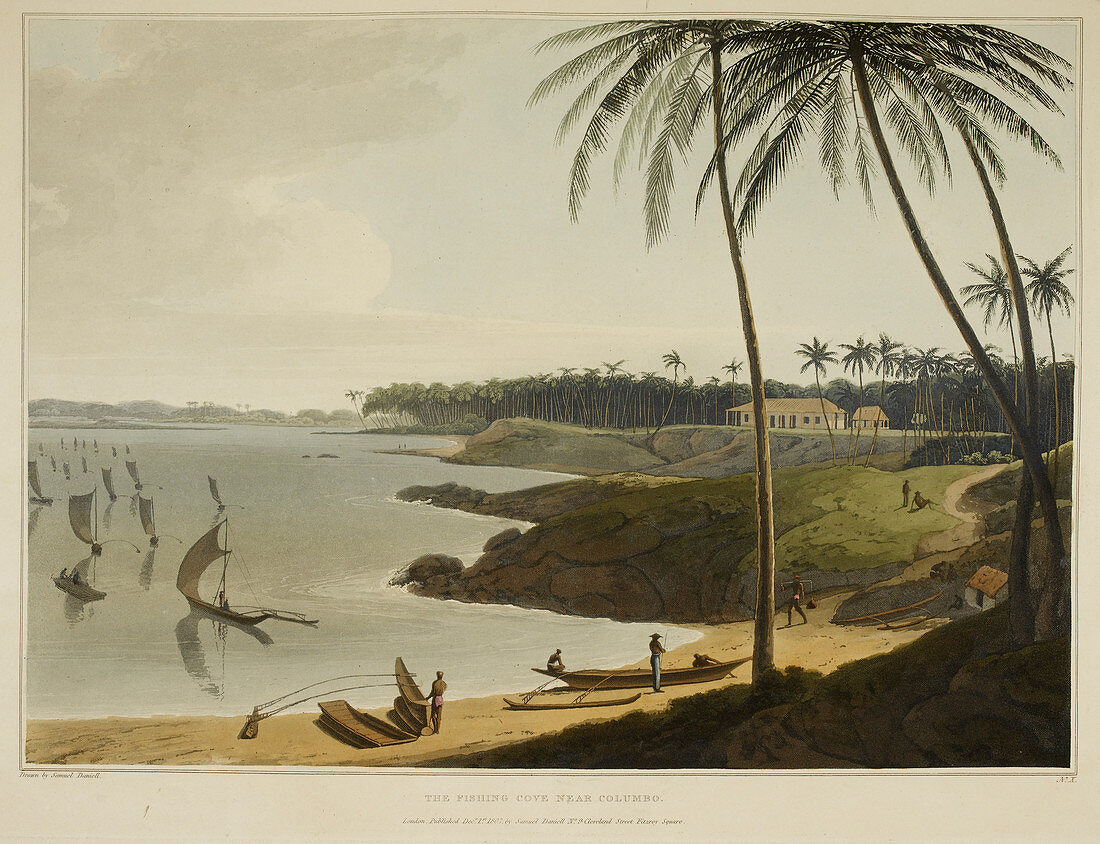 Calcutta. Boats on the river