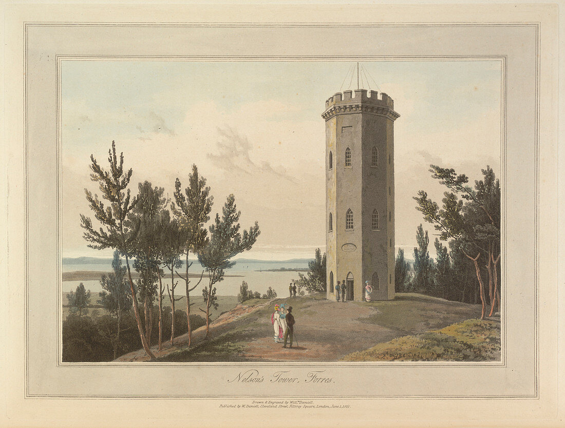 Nelson's Tower at Forres town