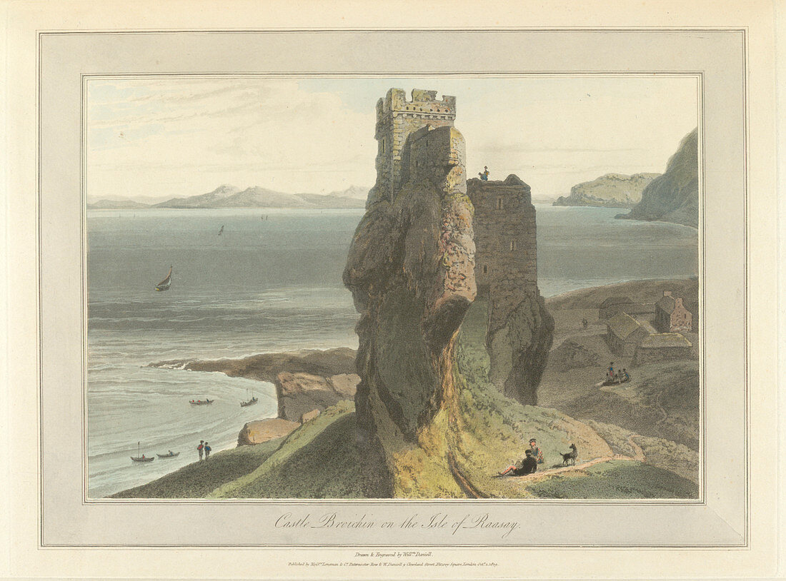 Castle Broichin on the Isle of Rasay