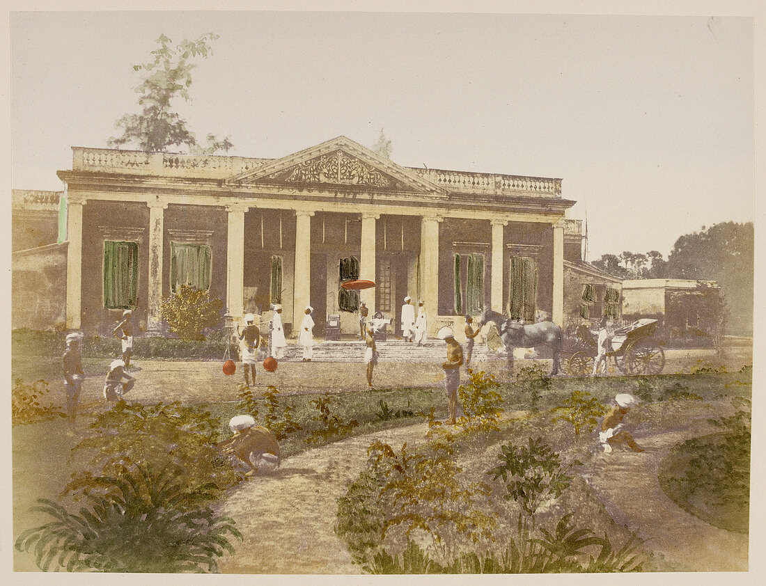 A gentleman's residence,at Madras,1852