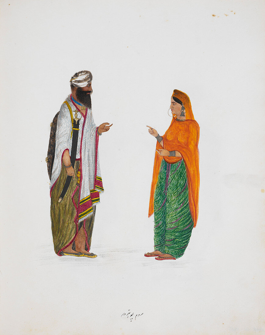 Man and woman from Pothohar