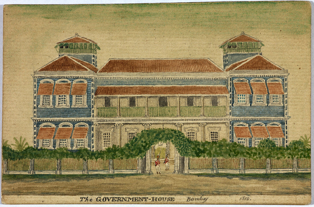 The Government House,Bombay,1810