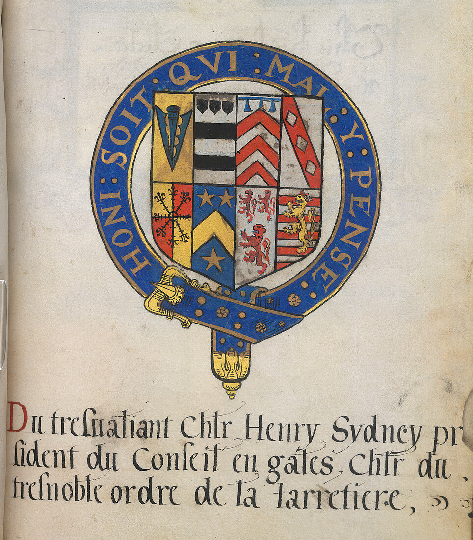 Coat of Arms of Sir Henry Sydney