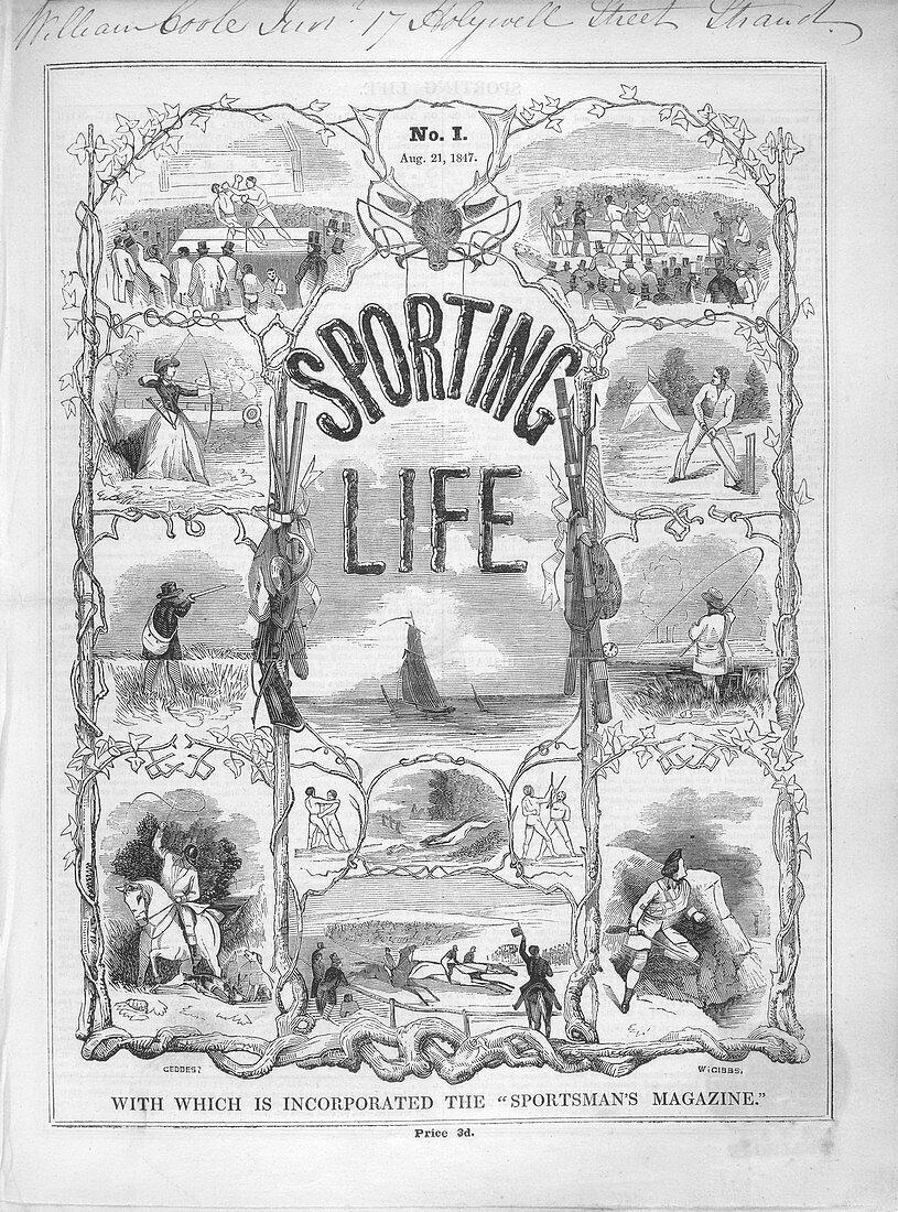 1st issue of Sporting Life magazine