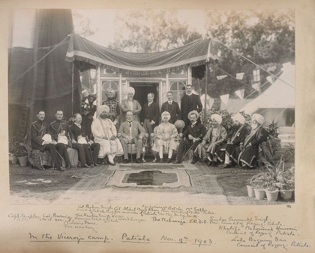 Lord Curzon and the Maharaja of Patiala