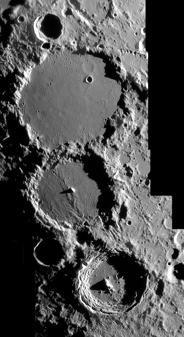 Ptolemaeus trio of lunar craters