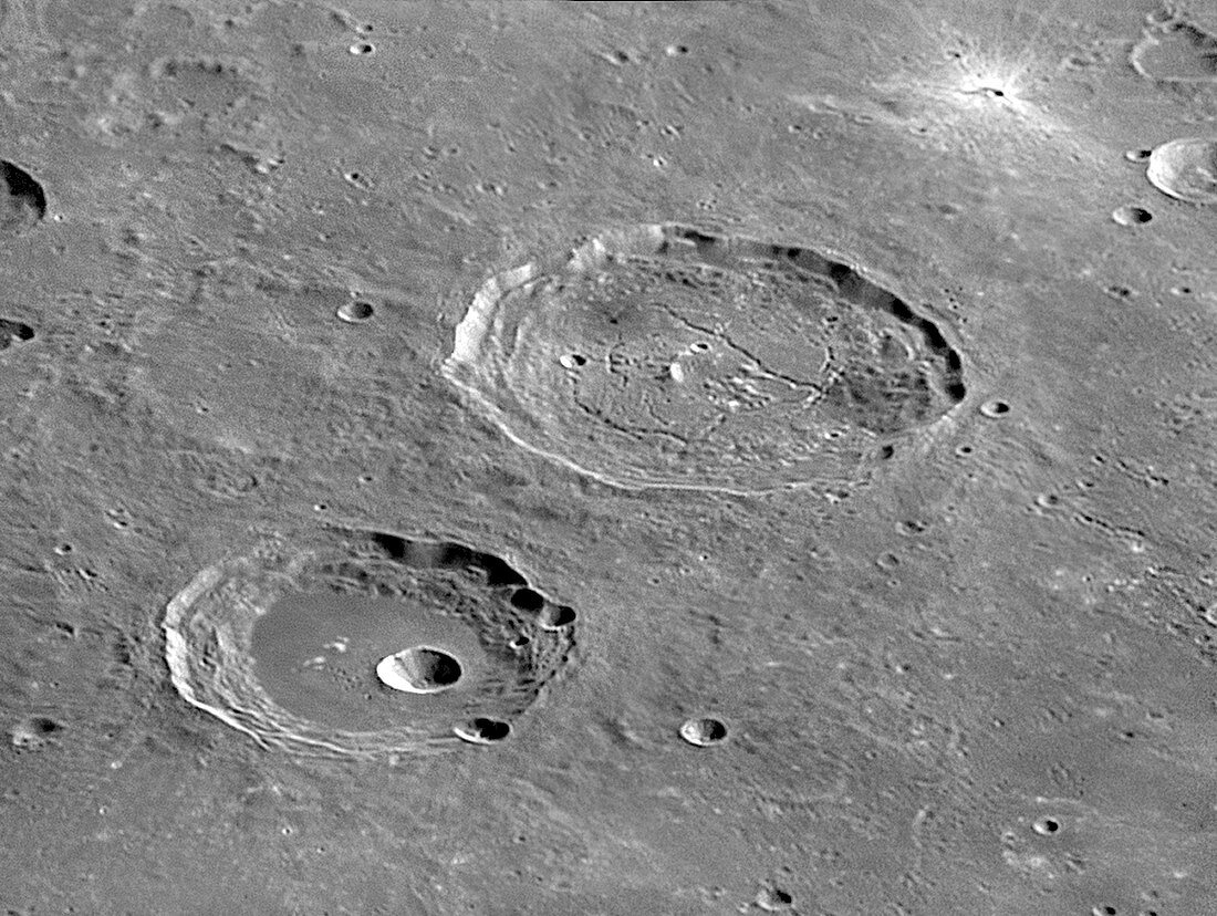 Lunar craters Hercules and Atlas