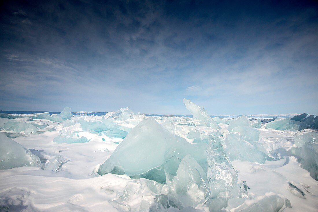 Rough ice,Olkhon Island,Lake Baikal