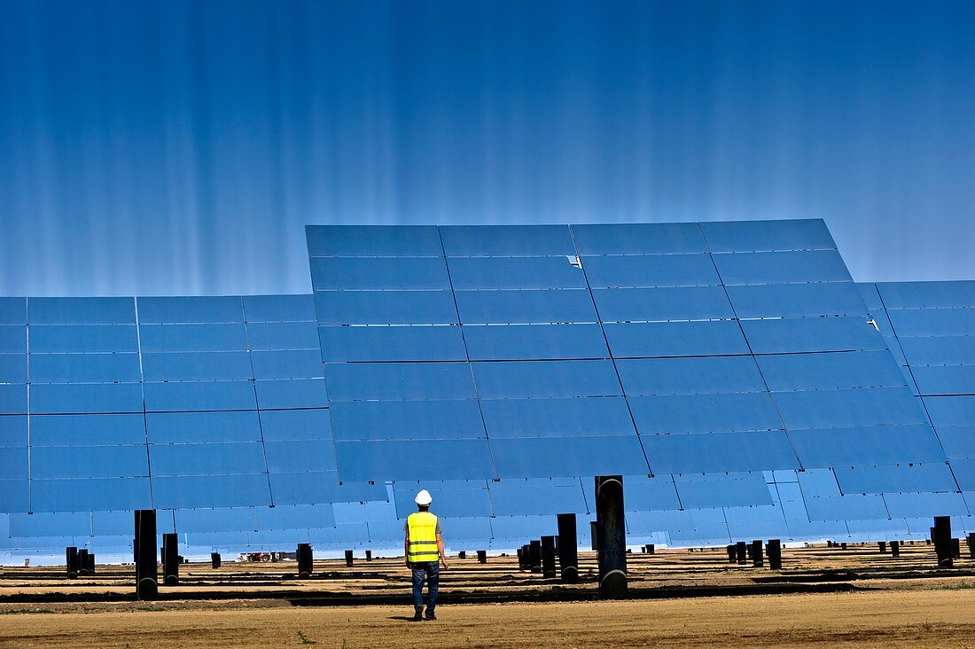 Concentrating solar power plant,Spain