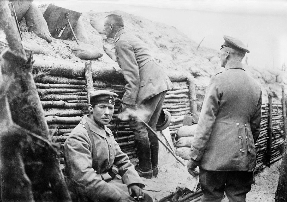German trench,World War I