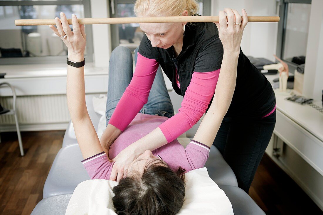 Shoulder physiotherapy