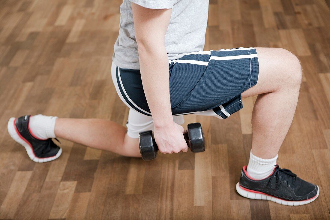 Knee physiotherapy