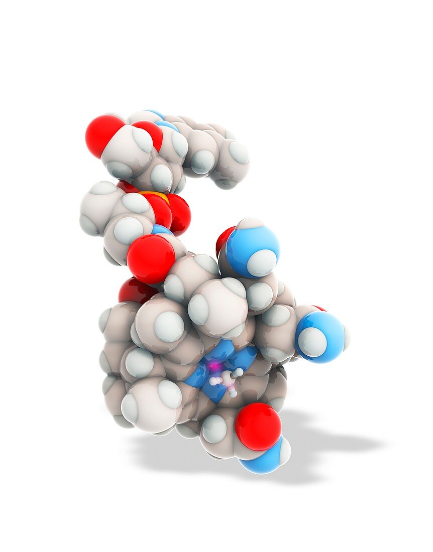 Methylcobalamin,vitamin B12 molecule