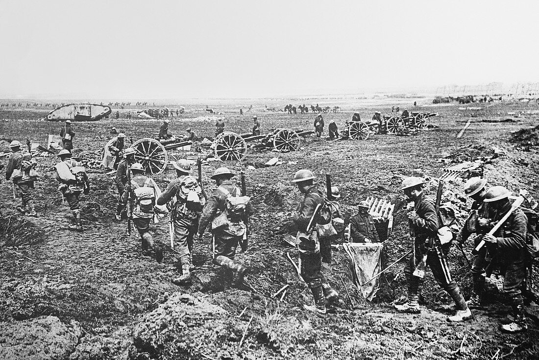 First World War battlefield,Arras
