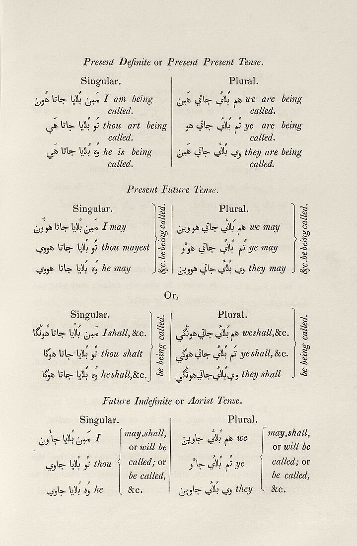 Hindustani grammar,19th century