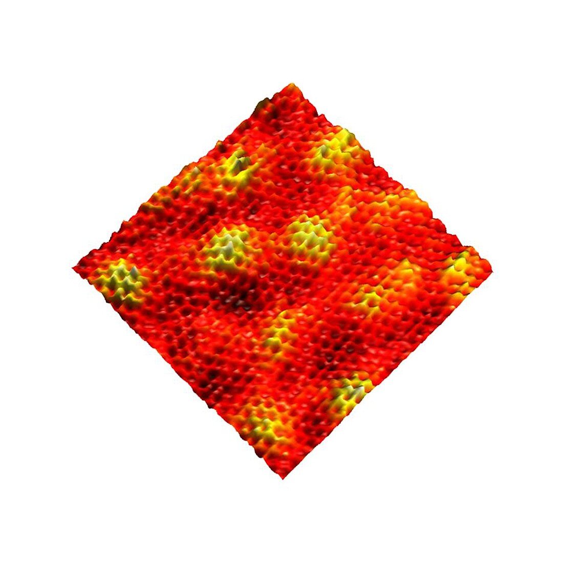 Graphene lattice,STM image