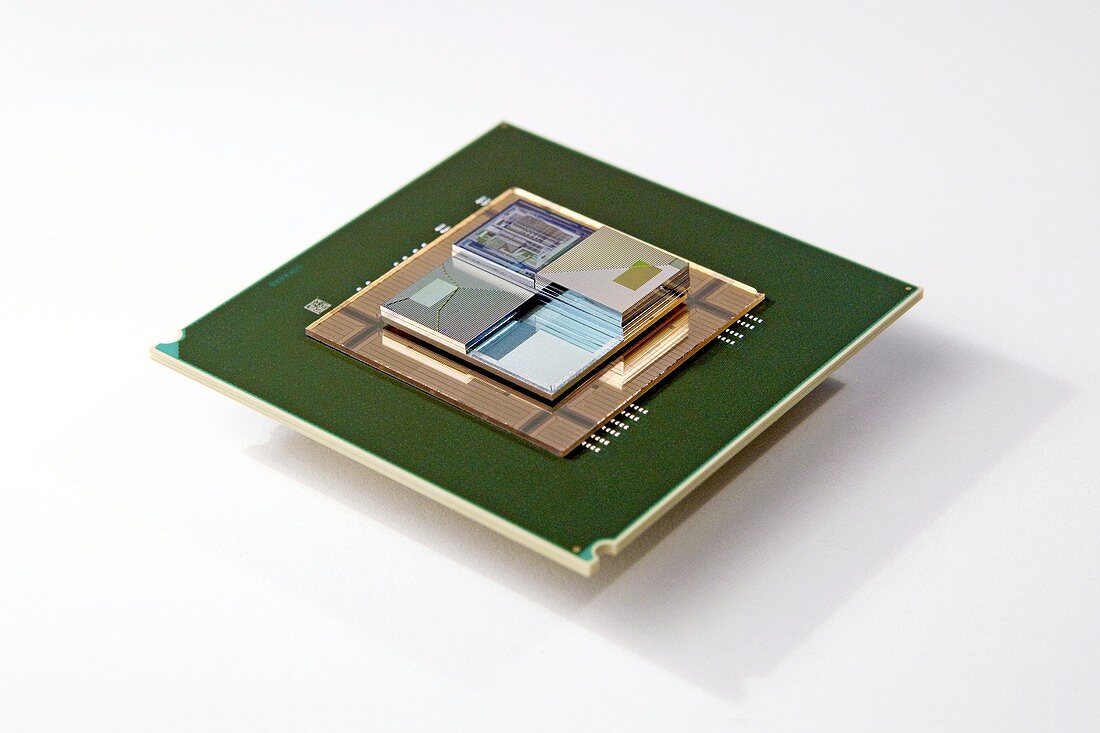 Supercomputer microchip stack