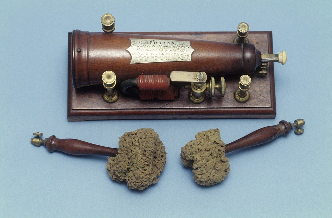 Grigg's magnetic machine,circa 1873