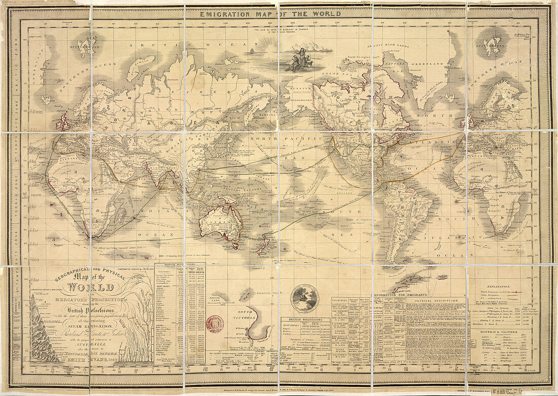 Emigration Map of the World