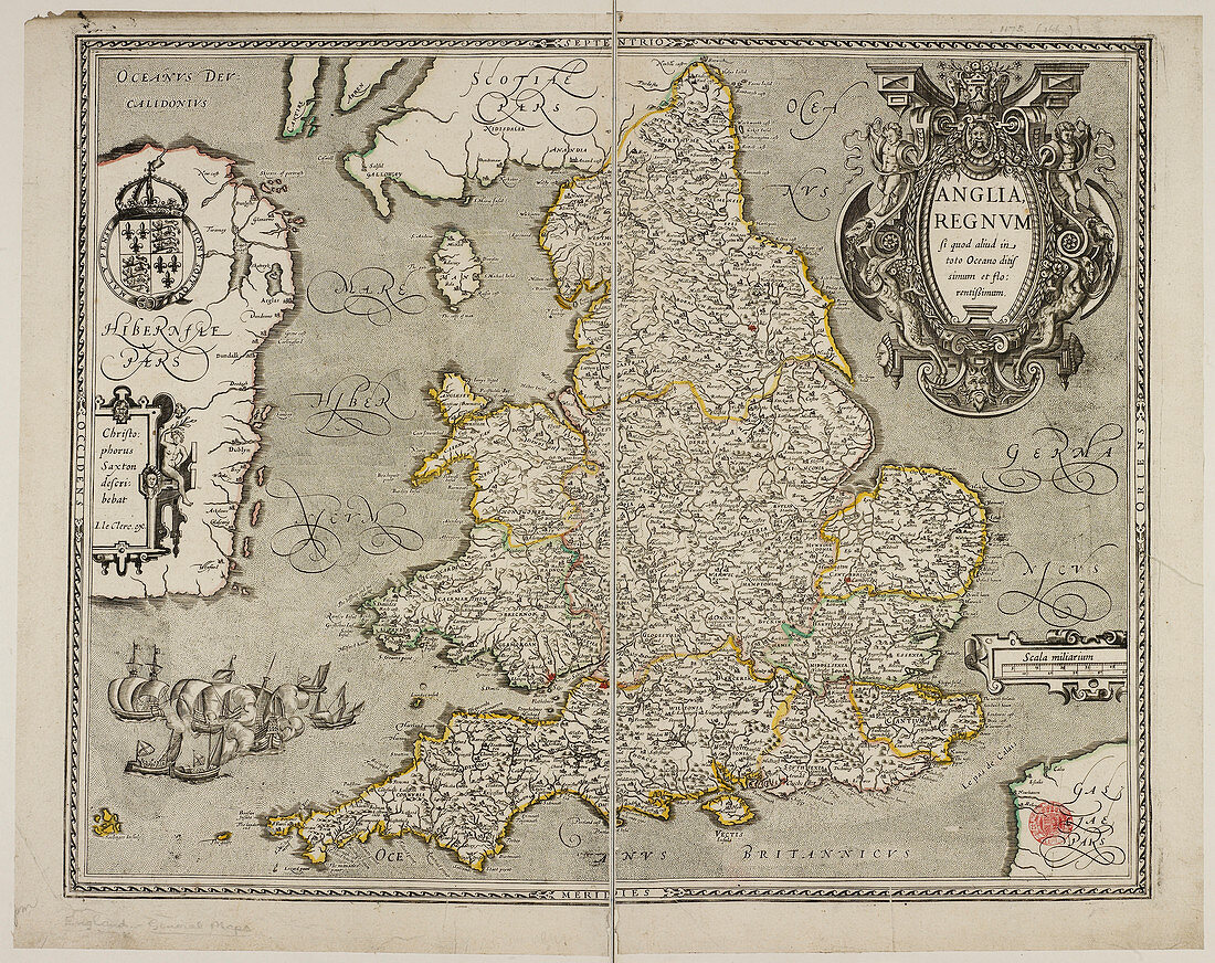 Map of the Kingdome of England and Wales