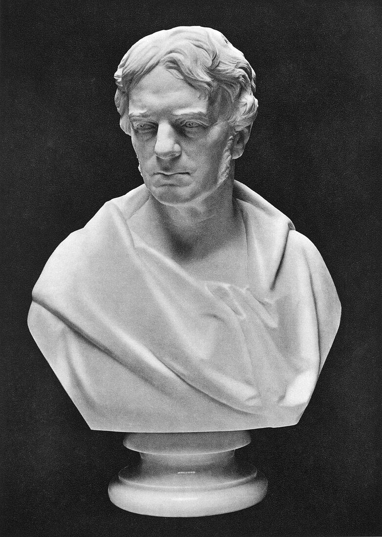 Michael Faraday bust,1910s
