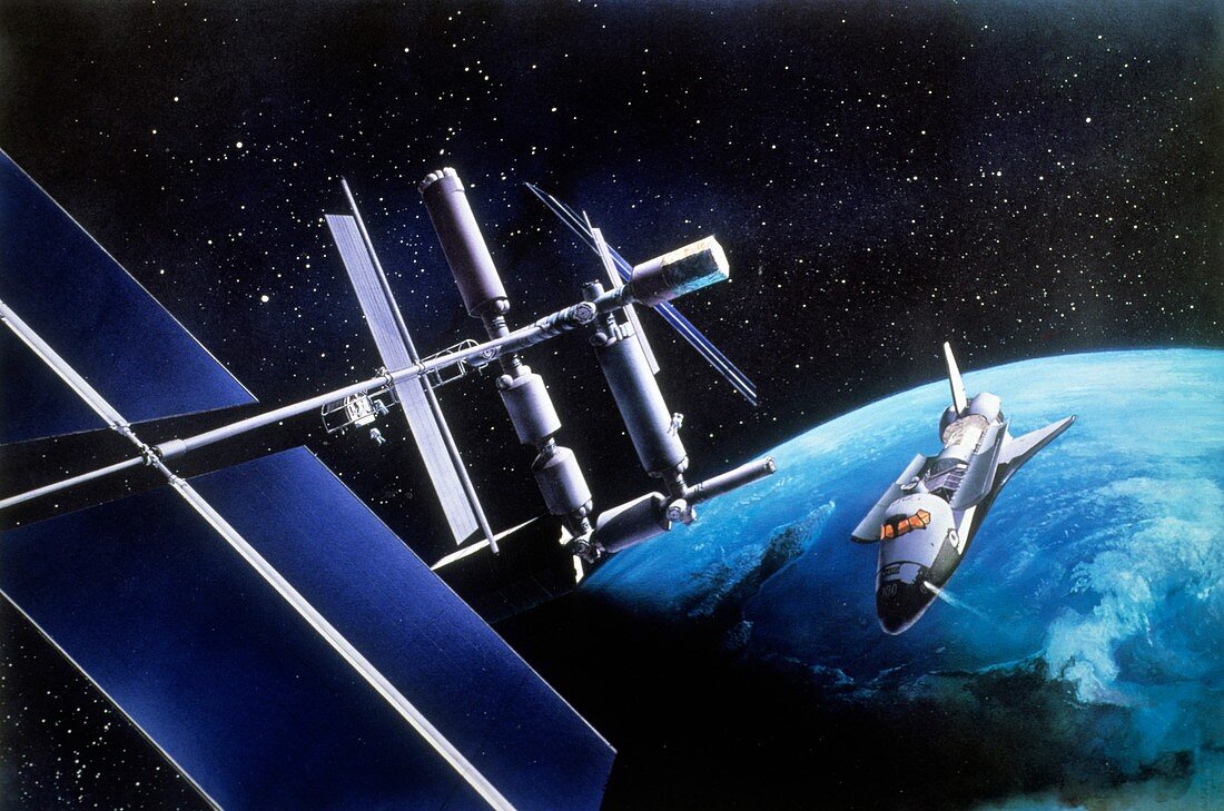 Freedom space station,artwork