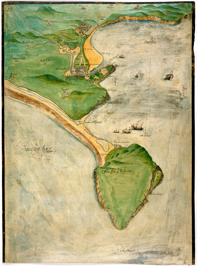 A plan of the island of Portland