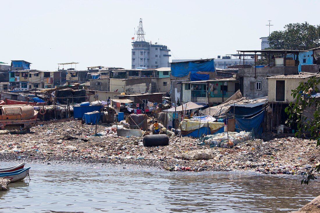 Slum in Colaba,Mumbai