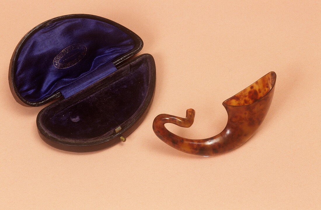 Ear trumpet,circa 1900