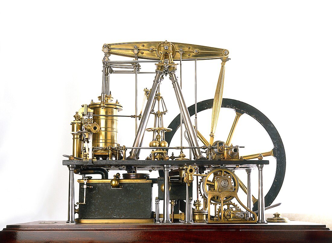 Replica of James Watt's steam engine