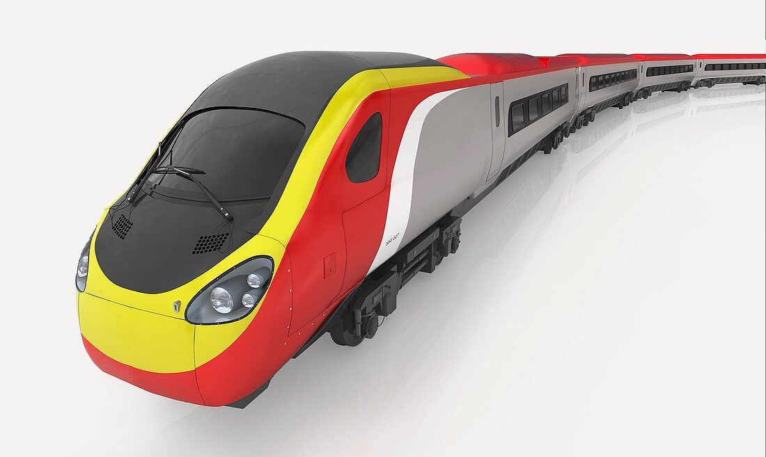 Model of high-speed train