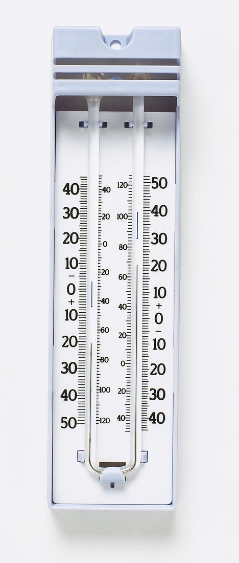 Maximum-minimum thermometer