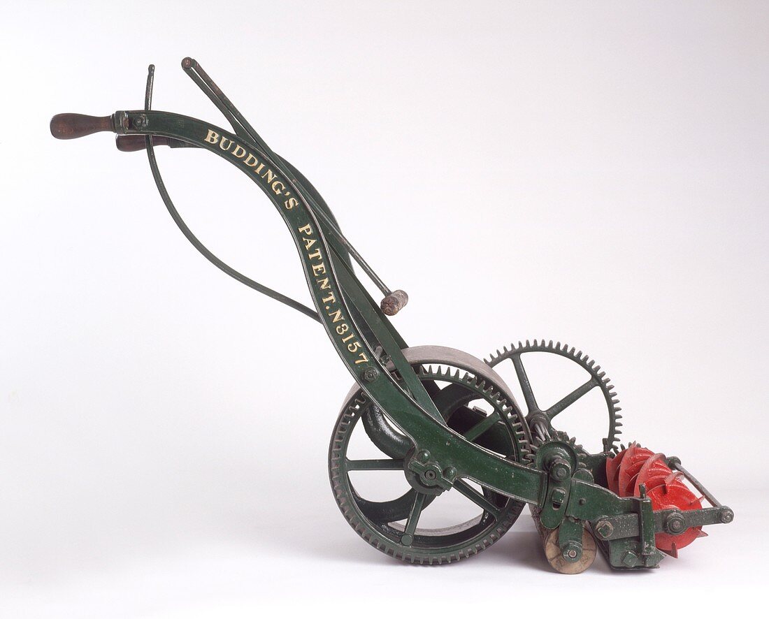 The first lawn mower dating from 1830