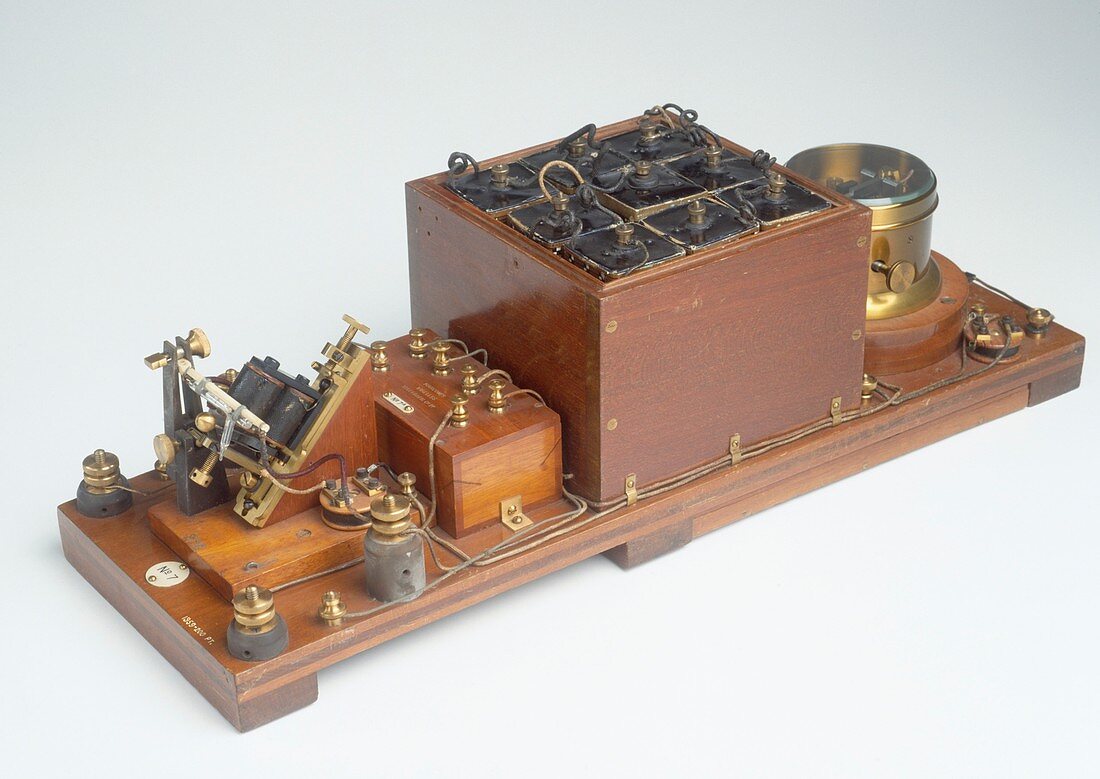 Replica of Marconi's wireless telegraph