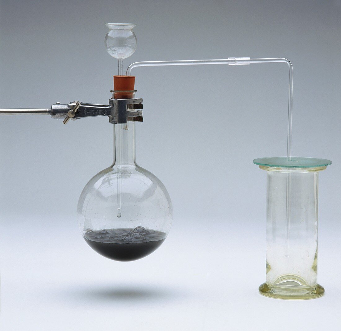 Laboratory apparatus to produce hydrogen