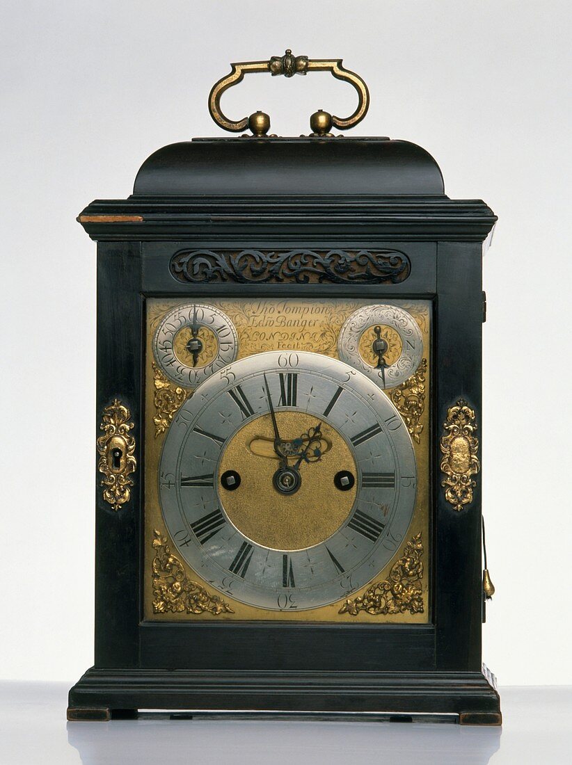 Antique English bracket clock