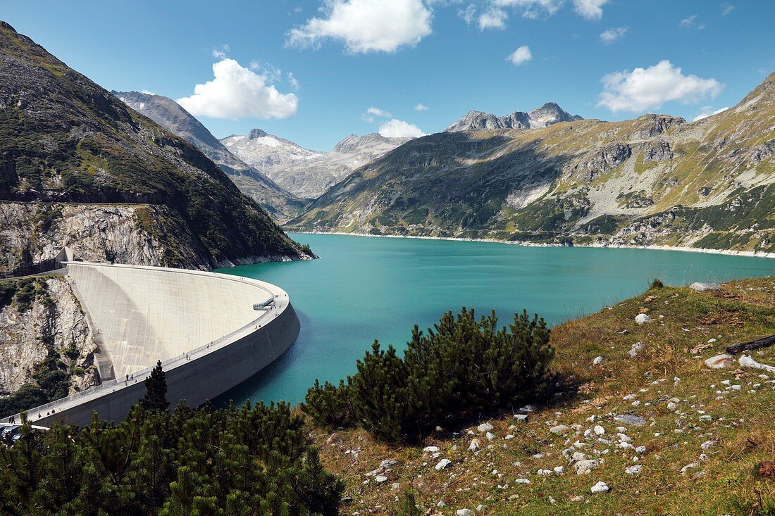 Kolnbrein Dam and reservoir,Austria