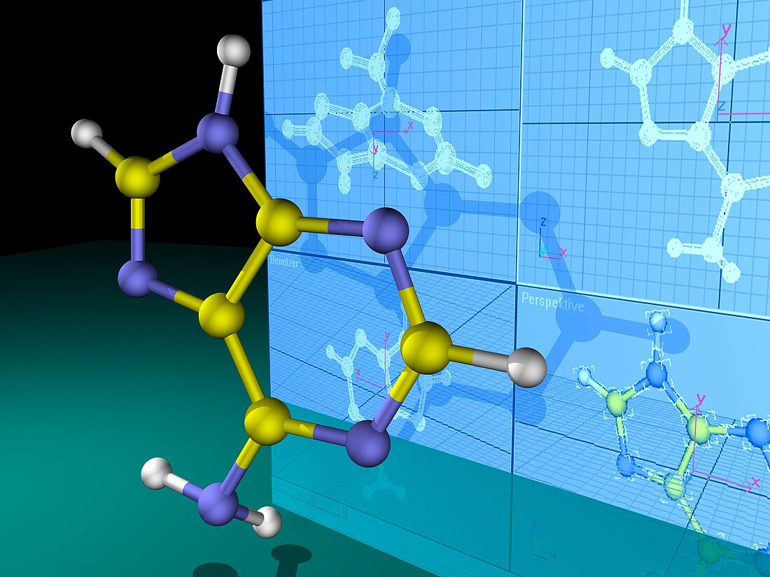 Computer-aided molecular design,artwork