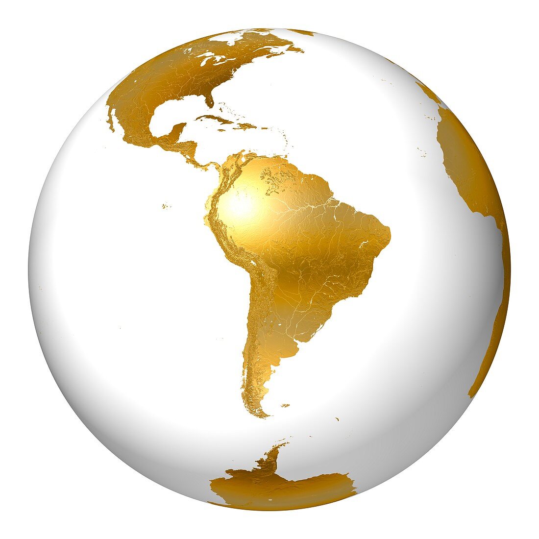 Golden Earth globe,artwork