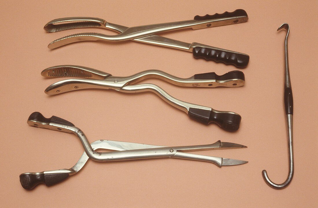 Abortion instruments,circa 1880