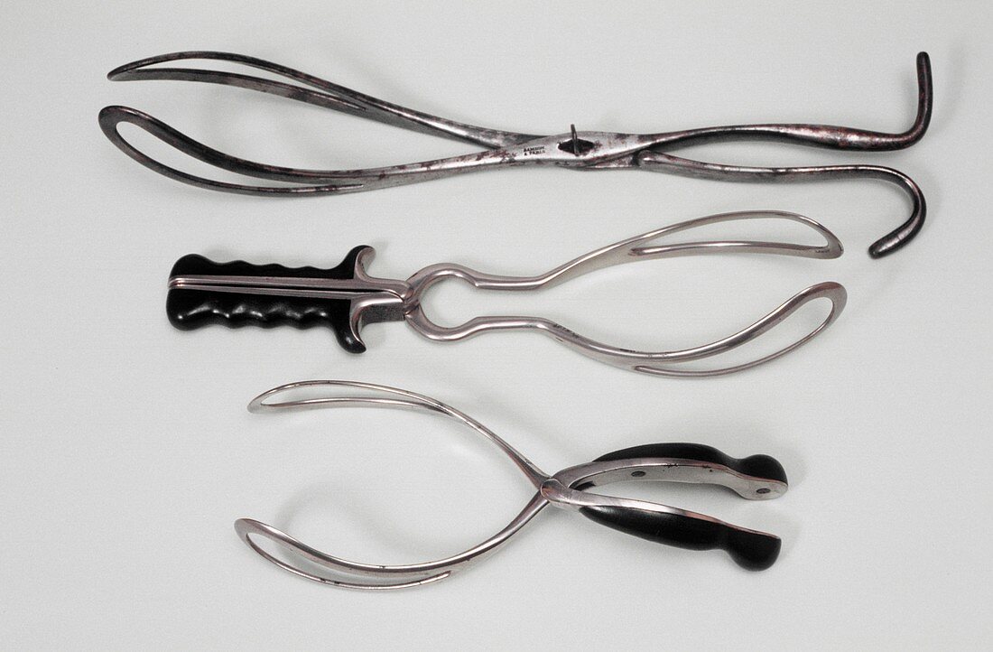 Obstetric forceps,nineteenth century