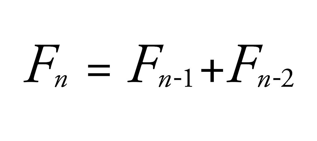 Fibonacci sequence equation