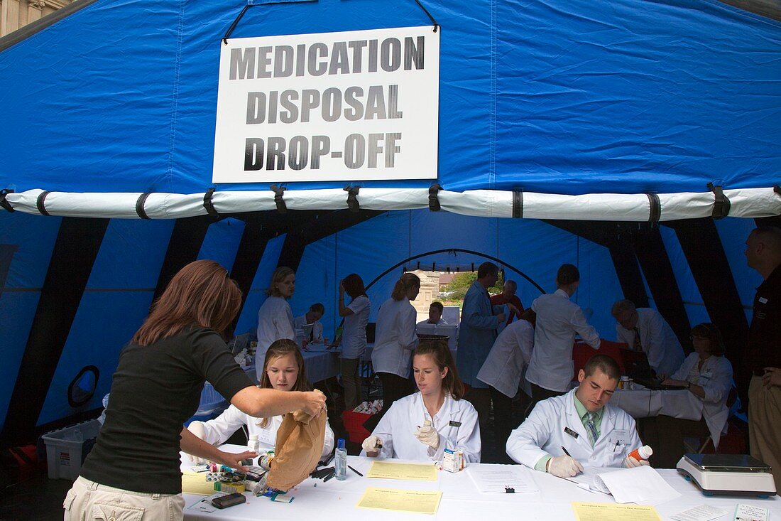 Medication disposal centre
