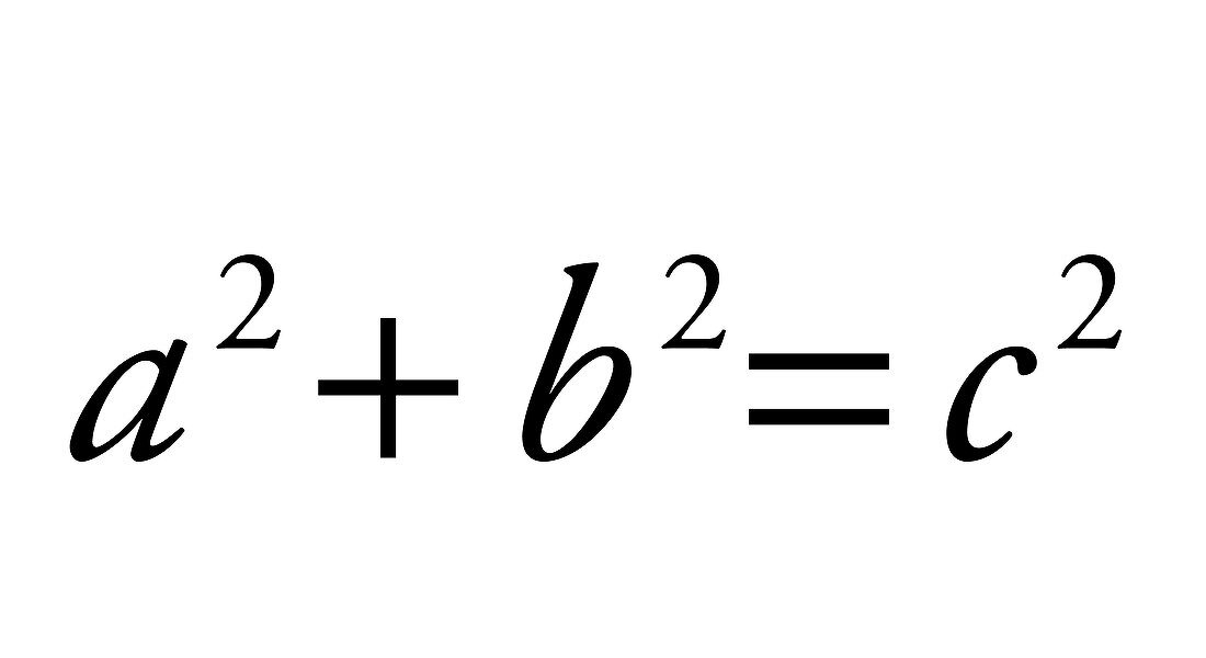 Pythagorean theorem equation