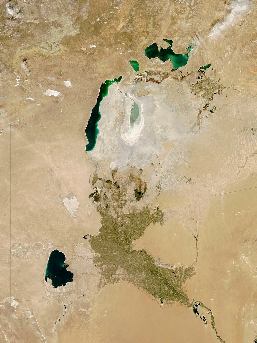 Aral sea,2013
