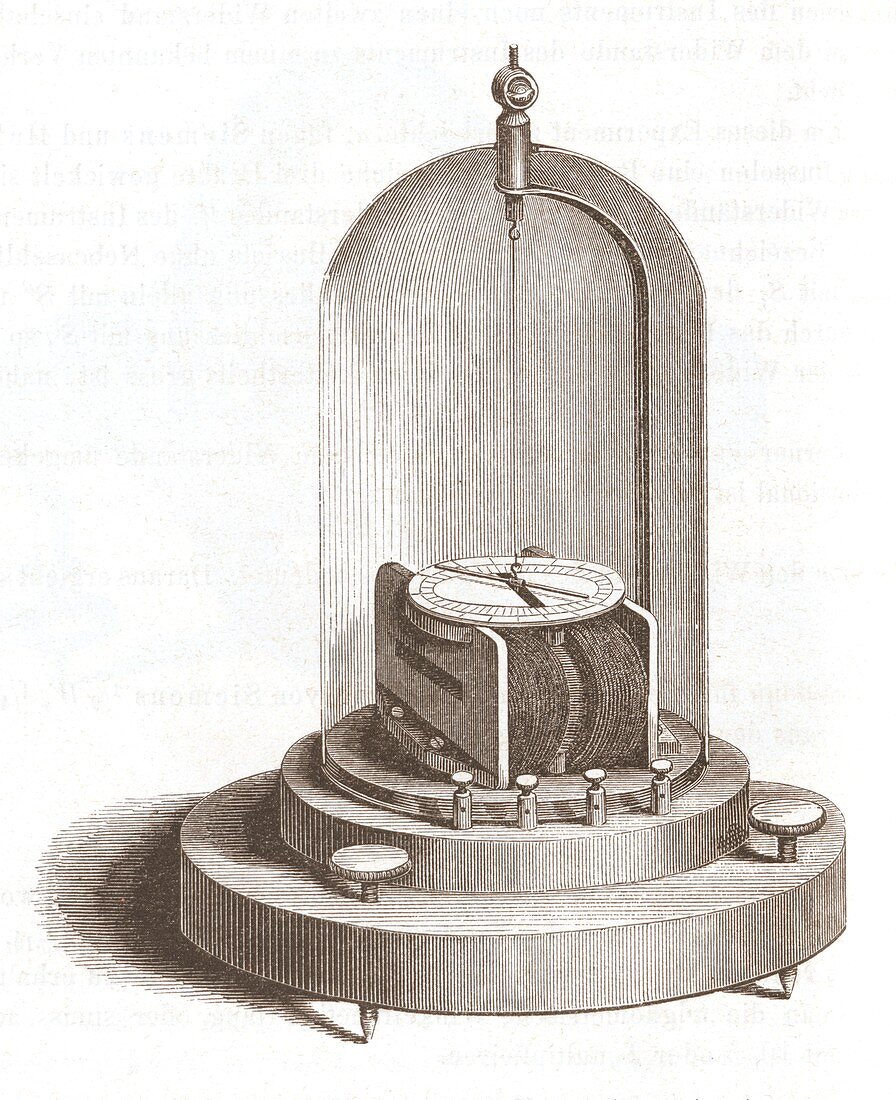 Early galvanometer,1820s