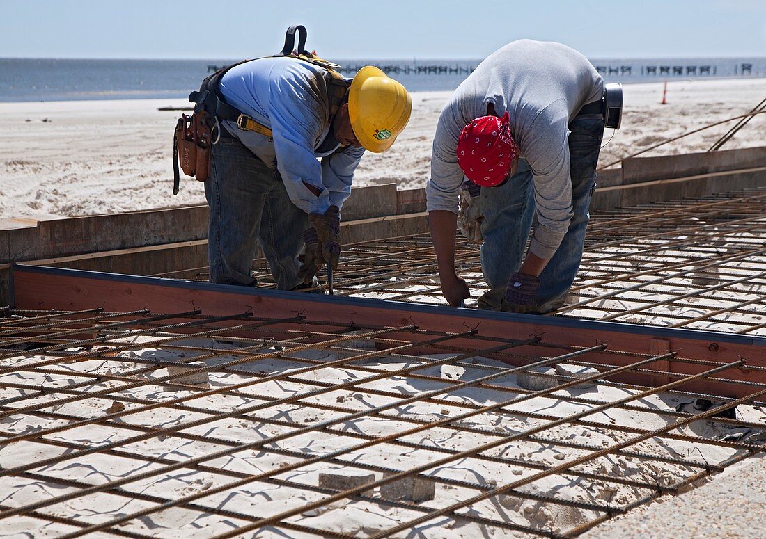 Repairing Hurricane Katrina damage